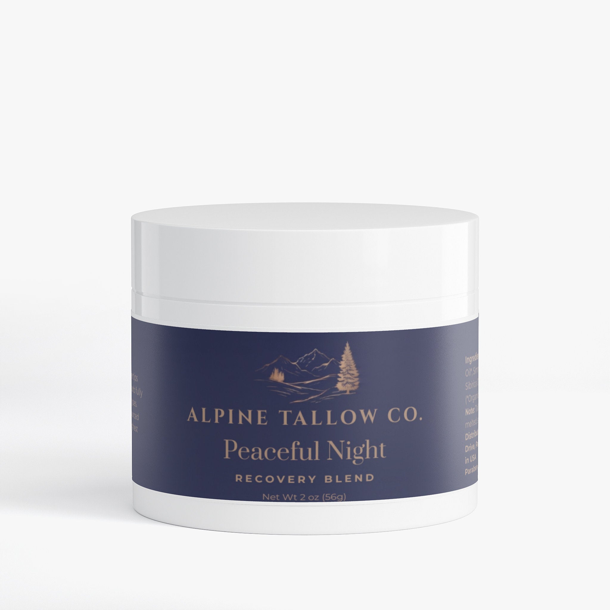 Peaceful Night Recovery Blend | Organic Lavender Tallow