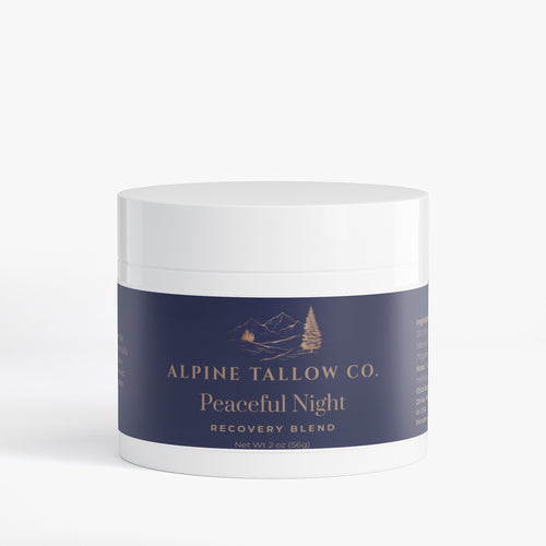 Peaceful Night Recovery Blend | Organic Lavender Tallow